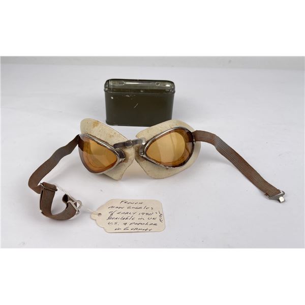 Pre WW2 French Air Force Goggles