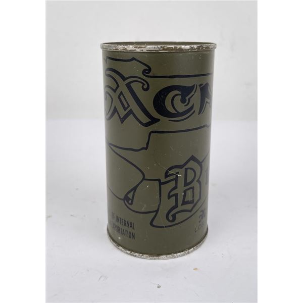 Rare WW2 OD Green Acme Beer Can
