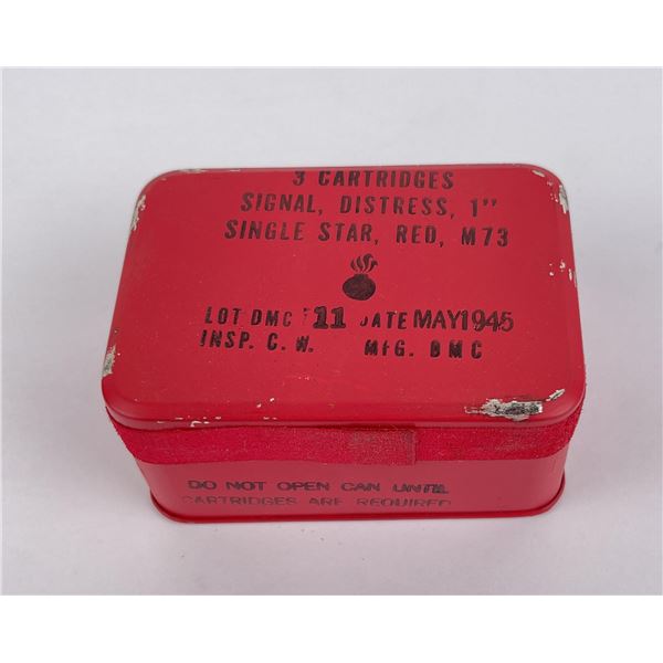 WW2 Lifeboat Raft M73 Flare Distress Cartridges