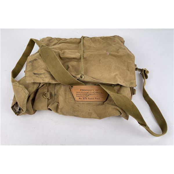 Antique Boy Scouts BSA Canvas Backpack