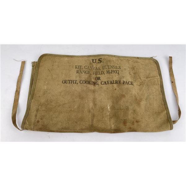 Field Range Utensil Cavalry Roll M-1937