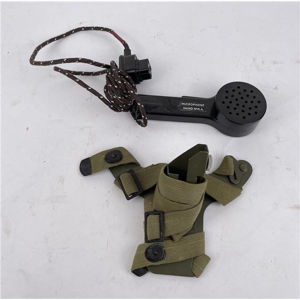 WW2 US Hand Microphone 4 Chest Bracket
