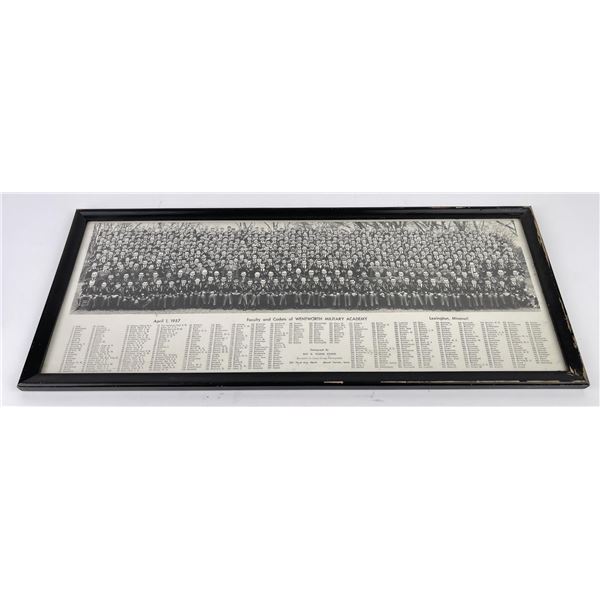 Korean War Wentworth Military Academy Unit Photo