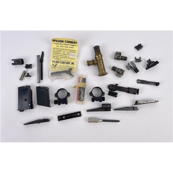Nice grouping of Gun Parts Sights and More