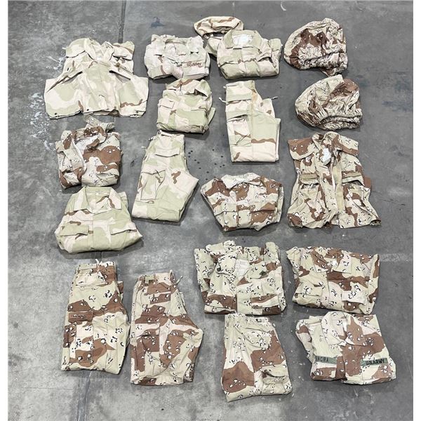 Large Group of Desert Camo Uniforms