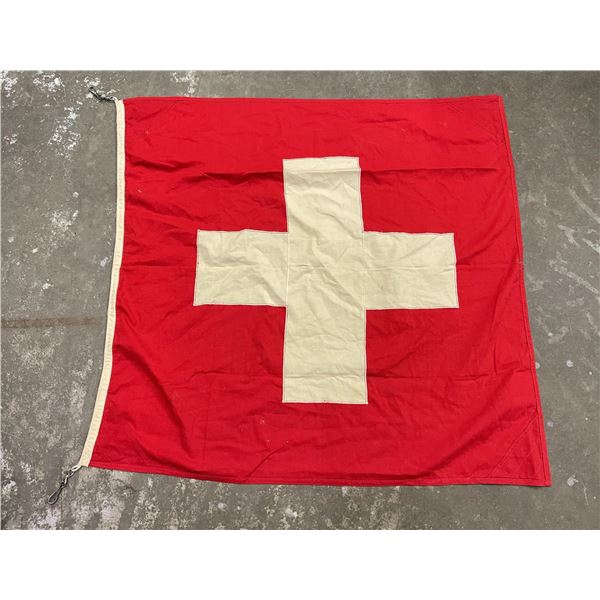 WW2 Nazi German Medical Hospital Flag