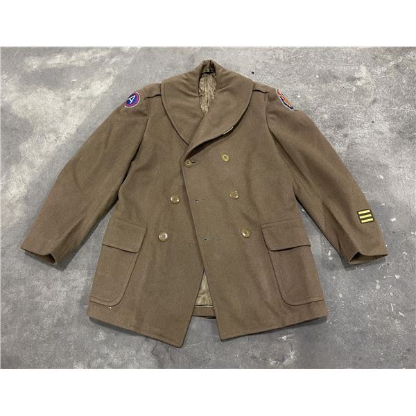 WW2 Officers Camel Fur Coat Jacket