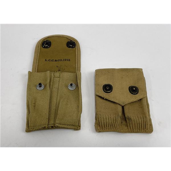 Pair of WW1 US Army Colt 1911 Magazine Pouches