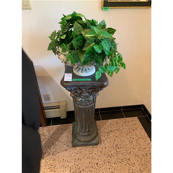 Pedestal and Flowers