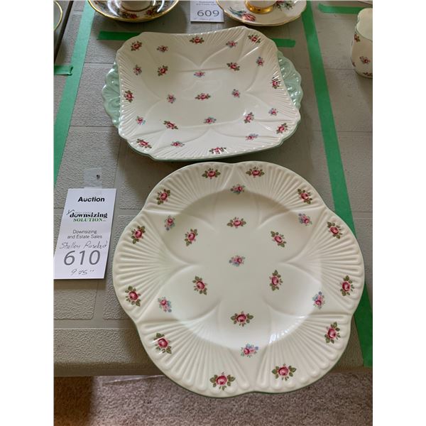 China Plates Shelley, 'Rosebud'A
