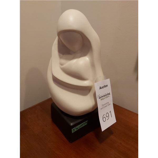 Porcelain Mother and Child Cat A