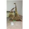 Image 2 : Vintage Metal Sail Boat. At A
