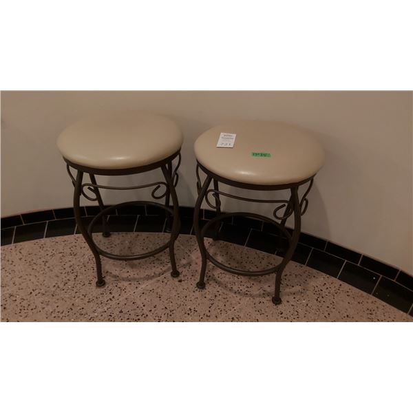 Ornate Metal Stools Cat A