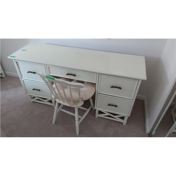 Rattan and Wood Dressing Table Cat A