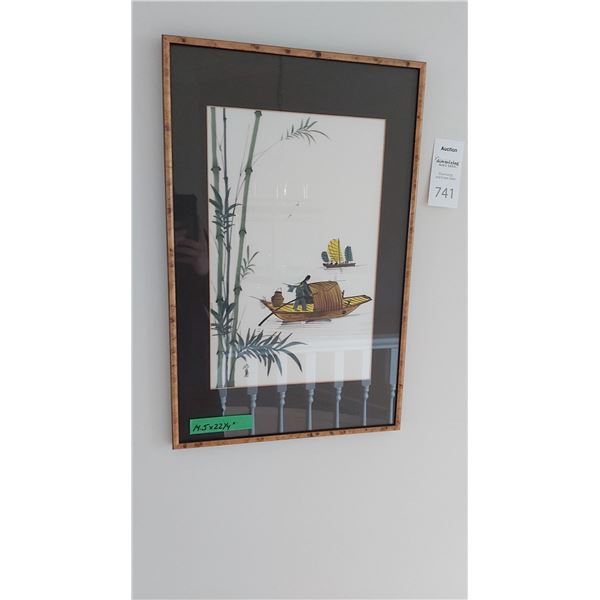 Framed Asian Art. Cat A