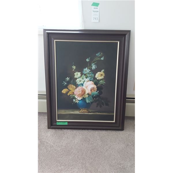 Framed Origianal Art Cat A