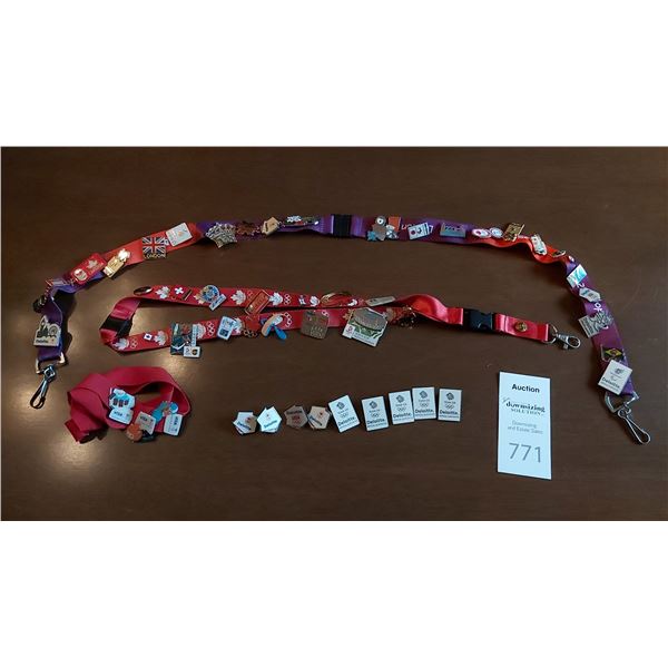 Collection of 2010 Olympic Pins Cat A