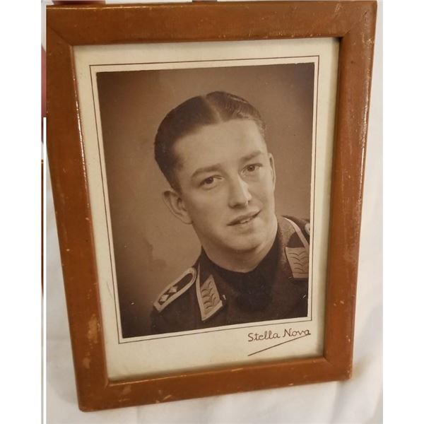 WW2 WWII Nazi German Third Reich Luftwaffe Officers framed photograph