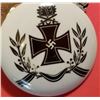 Image 3 : WW2 WWII Nazi German Knights Iron Cross w oak leaves Third Reich Porcelain disc