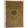 Image 2 : WW1-WW2 German Reisepass w document Passport book Deutsche Reich Reise-Pass 1920s