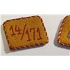 Image 2 : WW2 WWII Nazi German SA Sturmabteilung Third Reich Collar tabs 14/171 w RZM tag