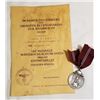 Image 1 : WW2 WWII Nazi German Russian Front Third Reich Medal award w document