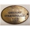 Image 3 : WW2 WWII Nazi German Third Reich Gestapo Warrant Police disc badge