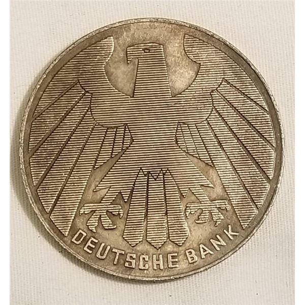 WW2 WWII Nazi German Third Reich Deutsche Bank Bankers service medallion medal