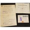 Image 1 : WW1 WW2 Paper documents stamps Third reich NSKK Imperial German paper lot