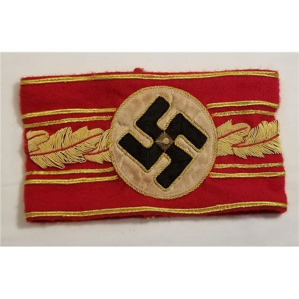 WW2 WWII Nazi German NSDAP Third Reich High leaders Political armband