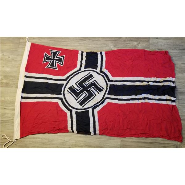 WW2 WWII Nazi German Third Reich NSDAP National Flag banner Reichskriegsflagge