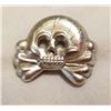 Image 2 : WW2 WWII Nazi German Third Reich Army silver Panzer Skull death head tabs badges