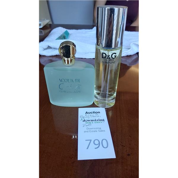 Geomani Acqua DI and D&G Perfumes Cat A