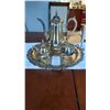 Image 1 : Silver Plated Coffee Set on Tray Cat A
