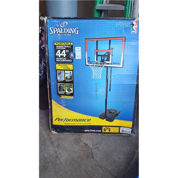 Spalding Portable Basketball System Cat A