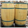 Image 1 : LOT OF TWO WOODEN PRODUCE BARRELS