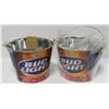 Image 1 : PAIR OF BUD LIGHT BUCKETS *NEW*