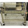 Image 1 : 2' MOBILE WIRE RACK ON CASTERS - 2 TIER