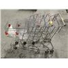 Image 1 : LOT OF 3 KIDS SIZE SHOPPING CARTS