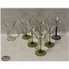 BOX OF 7 LARGE COCKTAIL GLASSES