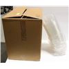 Image 1 : BOX OF 300 TAKE OUT PLASTIC LIDS-SMALL