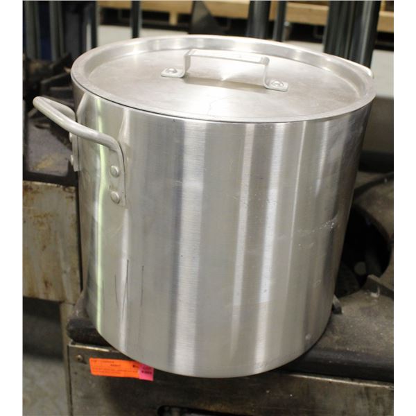 20 QUART ALUMINUM STOCK POT /W LID