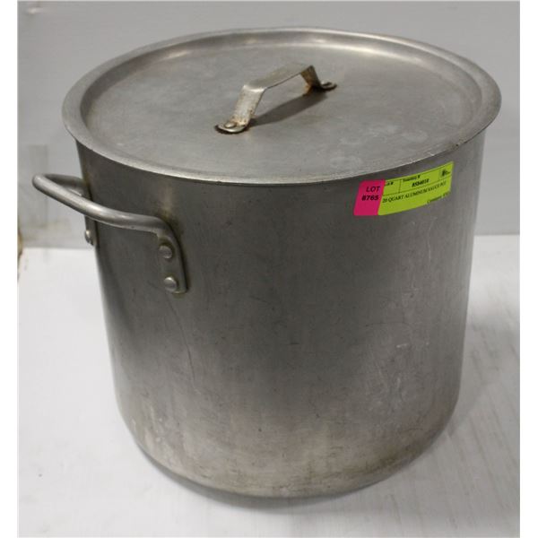 20 QUART ALUMINUM STOCK POT /W LID