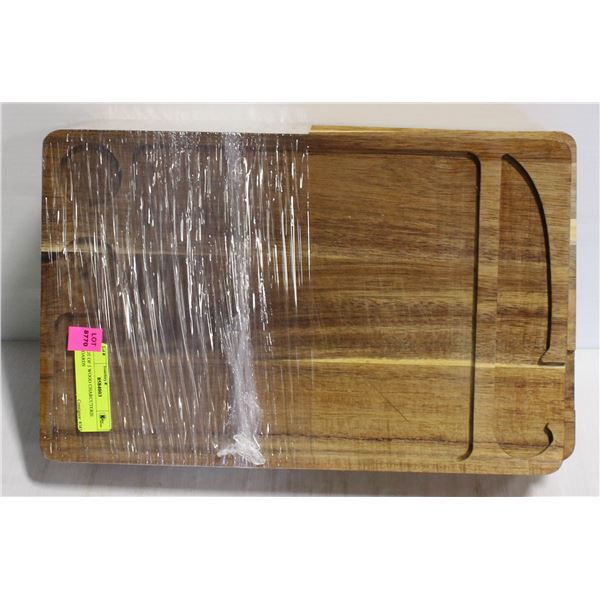 LOT OF 5 WOOD CHARCUTERIE BOARDS