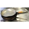 Image 1 : K25 BAILIFF SEIZURE:LOT OF 4 FRY PANS 10.5"