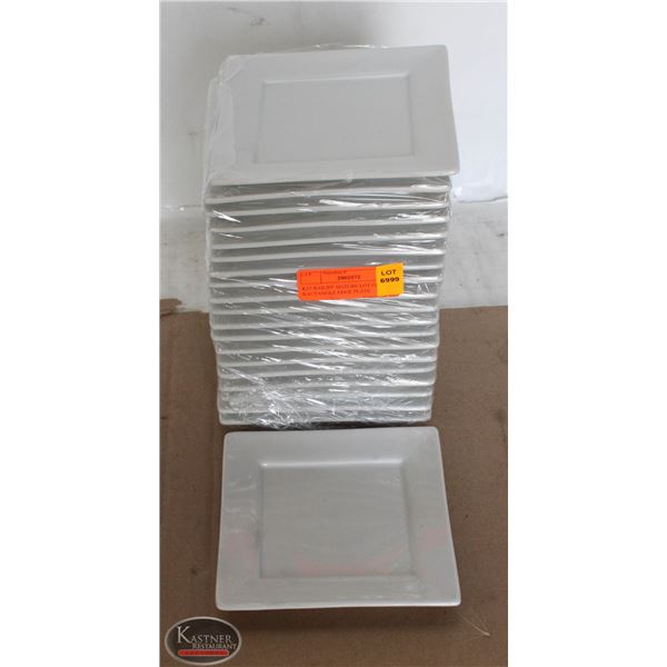 K13 BAILIFF SEIZURE:LOT OF 20 RECTANGLE EDGE PLATE