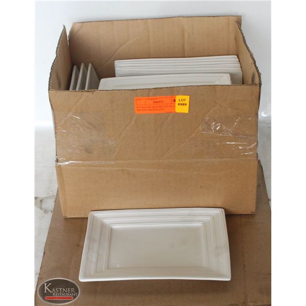 K13 BAILIFF SEIZURE:LOT OF 25 SQUARE EDGE PLATES