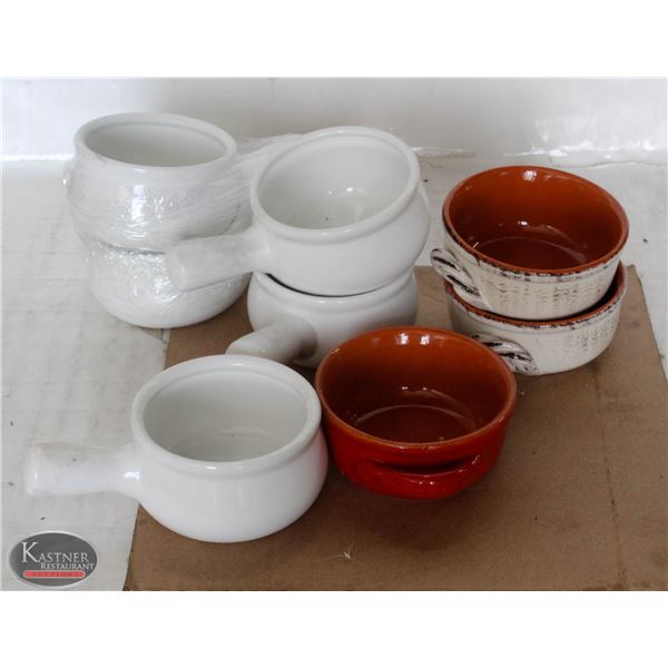 K13 BAILIFF SEIZURE:LOT OF 8 SOUP BOWLS