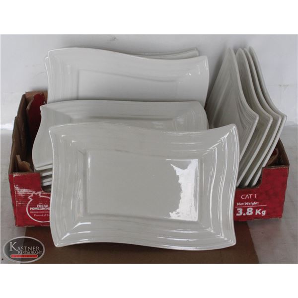 K13 BAILIFF SEIZURE:LOT OF 20 SMALL SQUARE PLATES