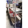 Image 1 : 9' STAINLESS STEEL DRYING RACK OVERSHELF W/ 25"